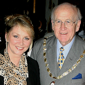 Cheryl Baker and Mayor